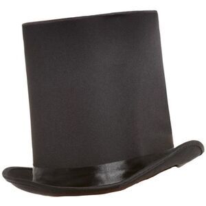 Smiffys Unisex Adult Deluxe Costume Hat / Black